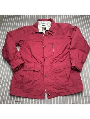 Vintage REI Gortex Jacket Mens Large Maroon